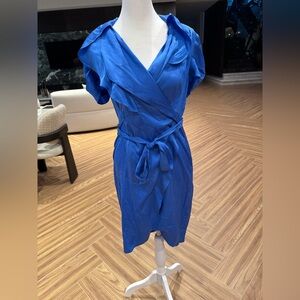 Banana Republic Vibrant Blue Mini Dress